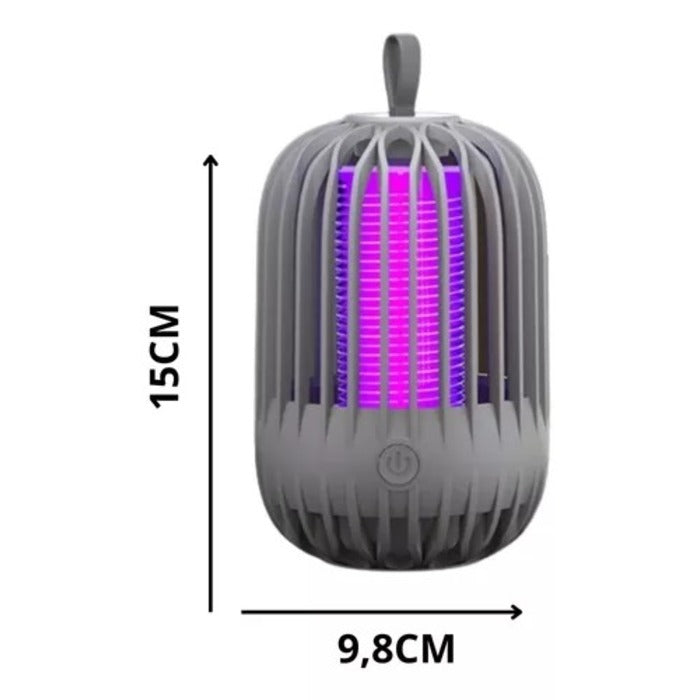 Repelente Lâmpada de LED Recarregável 360 Graus